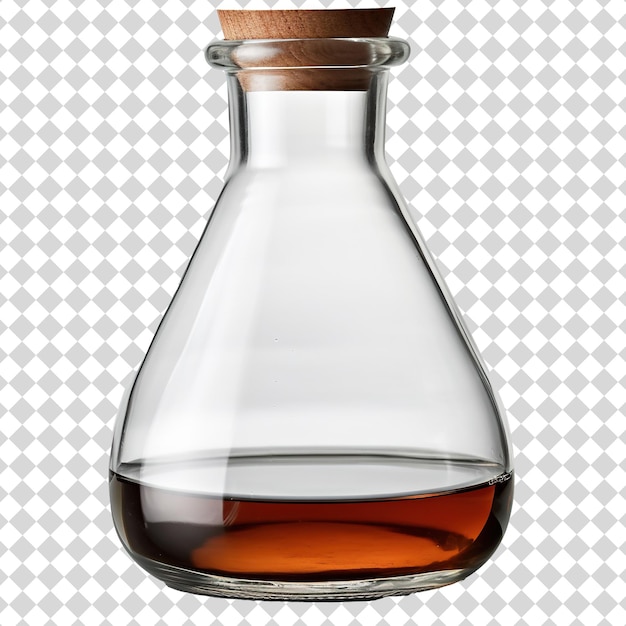 PSD botella de fragancia simple aislada en un fondo transparente en formato de archivo png