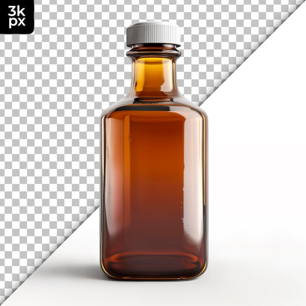 Una botella de k2x con un fondo blanco y un fondo a cuadros blanco y negro