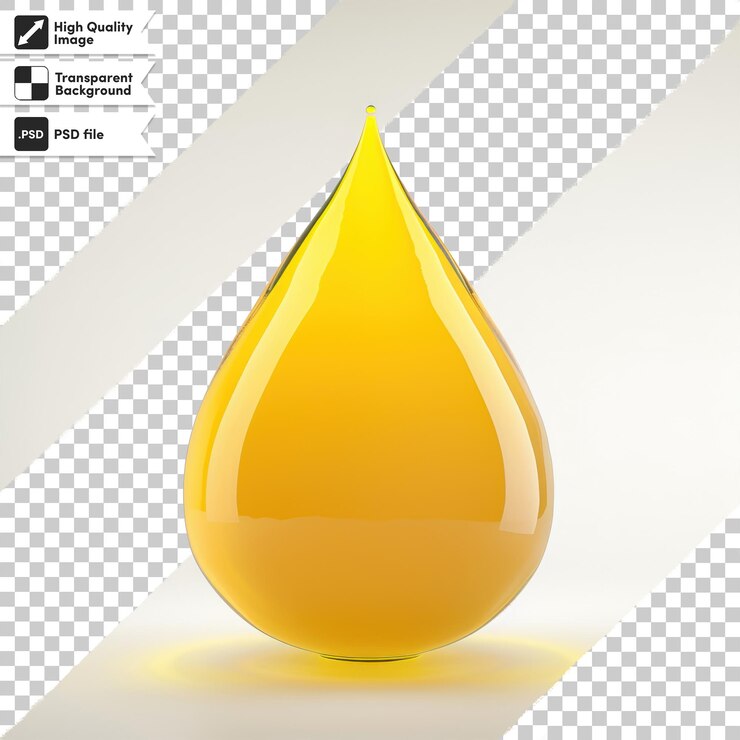 PSD una botella de miel con un líquido amarillo en ella