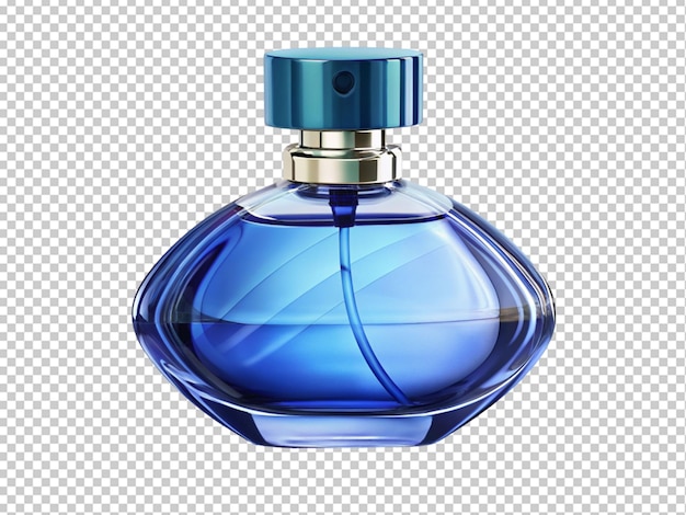 PSD una botella de perfume azul