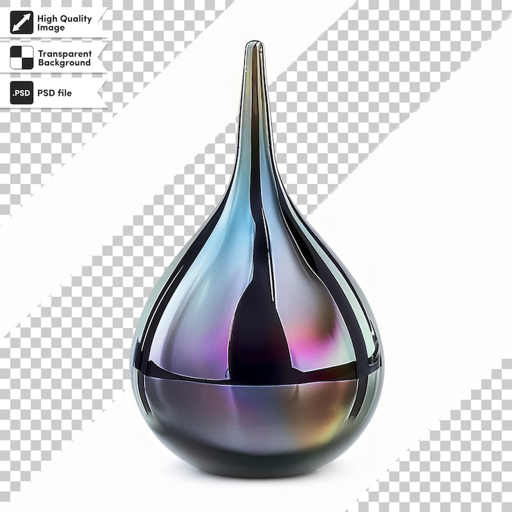 PSD una botella de perfume se muestra con una imagen de una botella del año 2010
