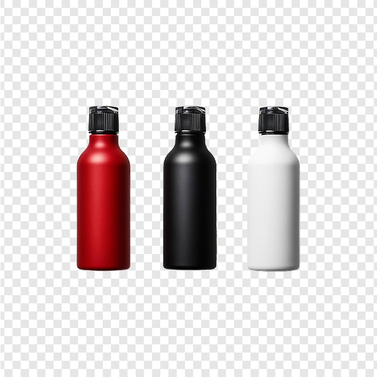 PSD botella de plástico para productos botella de champú productos de belleza marca y diseño