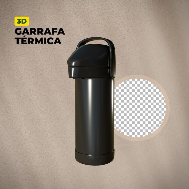 Botella termica chimarrao gaucho 3d