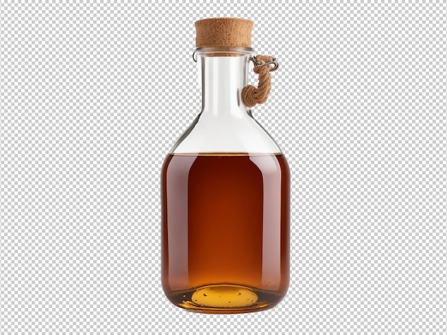 PSD botella de vinagre psd png sobre un fondo transparente