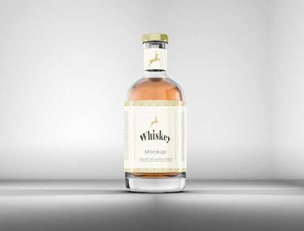 Una botella de whisky con una etiqueta que dice "whisky".