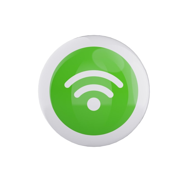 El botón del símbolo Wi-Fi