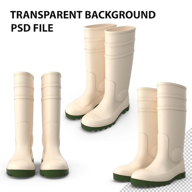 PSD bottes de pluie png