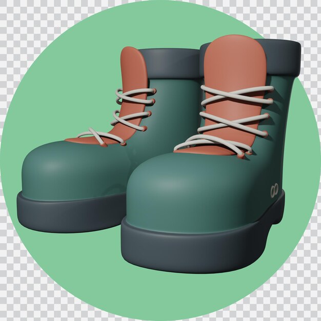 PSD bottes de randonnée 3d