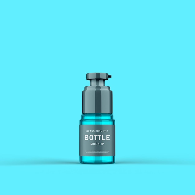 Bottiglia cosmetica di vetro