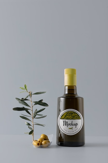 Bottiglia di olio d'oliva Mockup