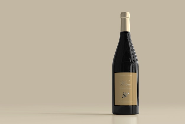 Bottiglia di vino Mockup