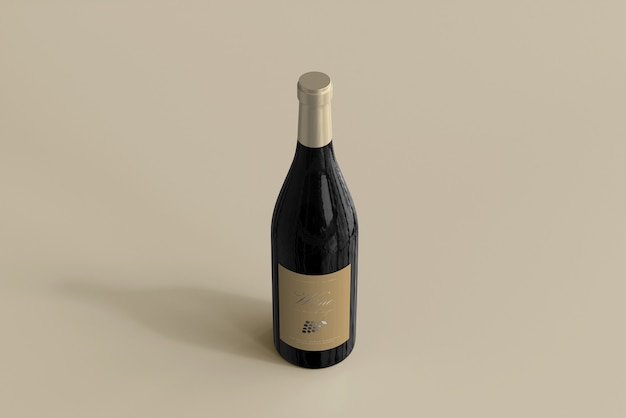 Bottiglia di vino Mockup