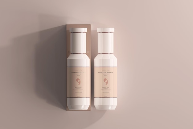 Bottiglie cosmetiche Mockup