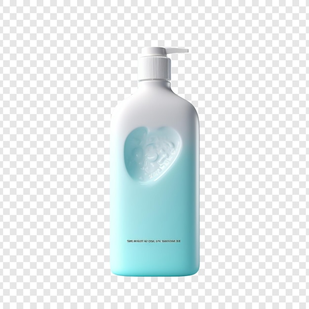 Bottle de enxaguar dentário isolado sobre fundo transparente