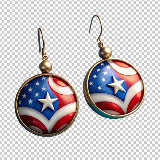 Des Boucles D'oreilles Patriotiques