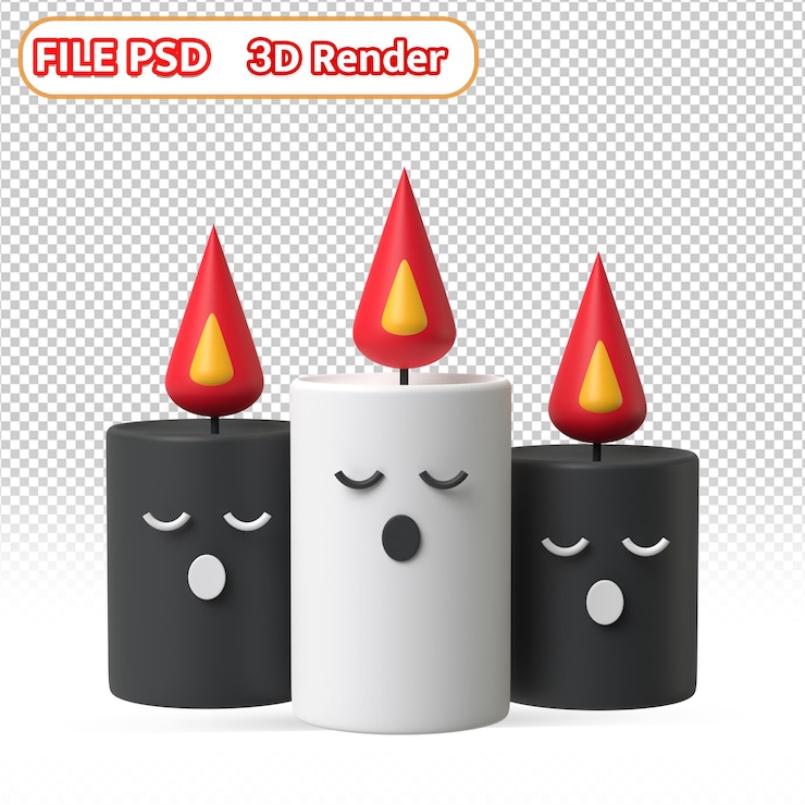 PSD bougies chantantes
