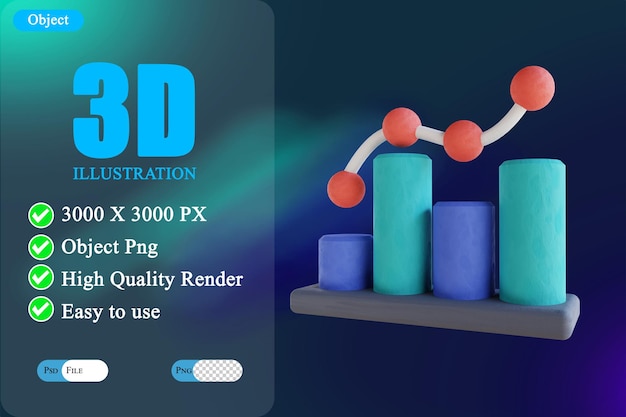 Bougies de tableau d'illustration 3D 5