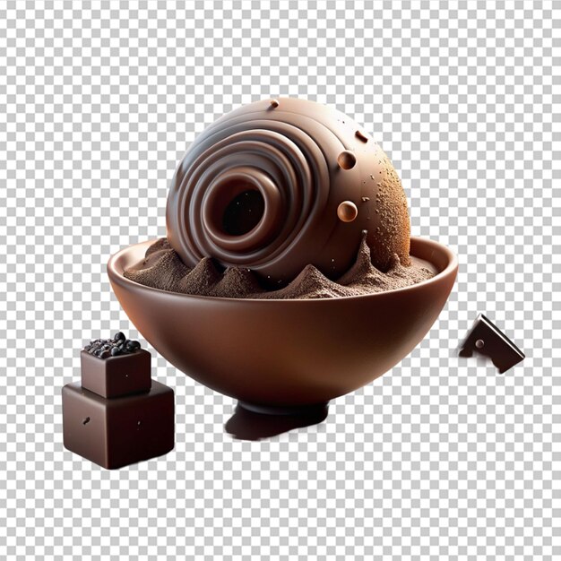 PSD une boule de chocolat