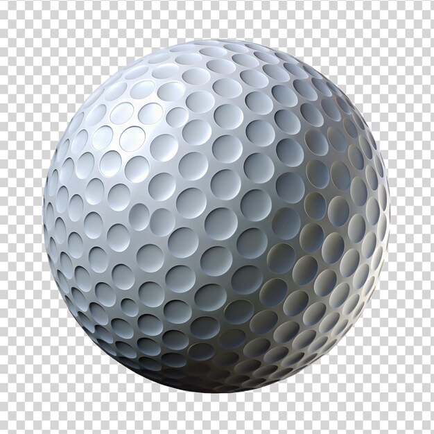 PSD boule de golf 3d isolée sur un fond transparent