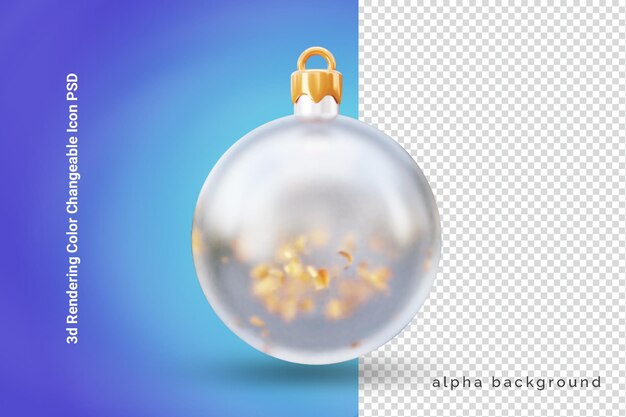 PSD boule de noel 3d