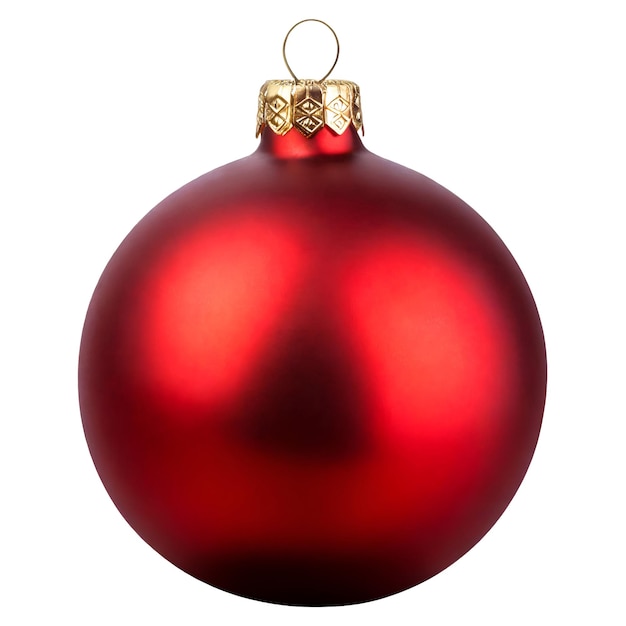 La boule de Noël rouge