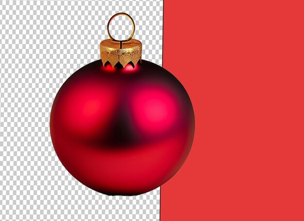 Boule de Noël Rouge