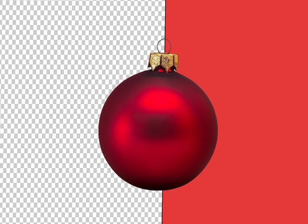 Boule de Noël Rouge