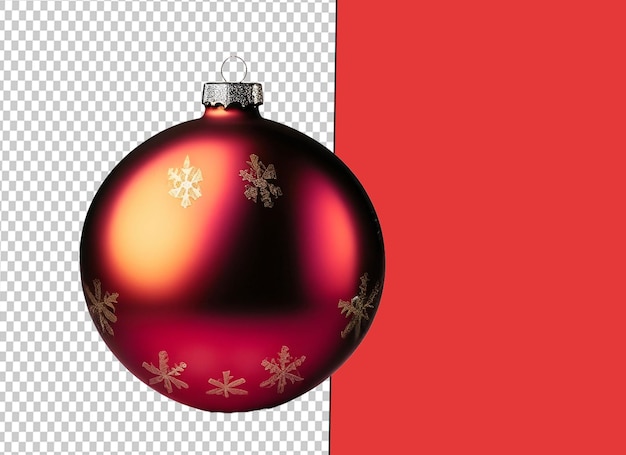 Boule de Noël Rouge