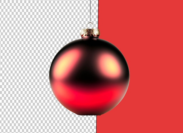 Boule de Noël Rouge