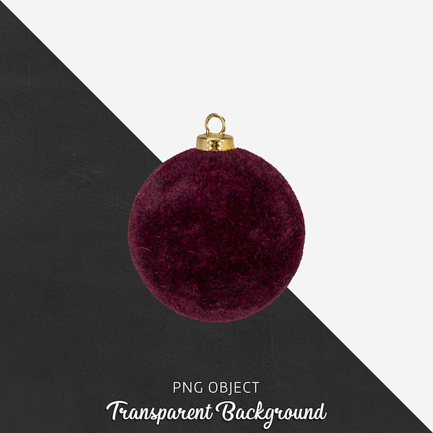 Boule De Noël Sur Transparent