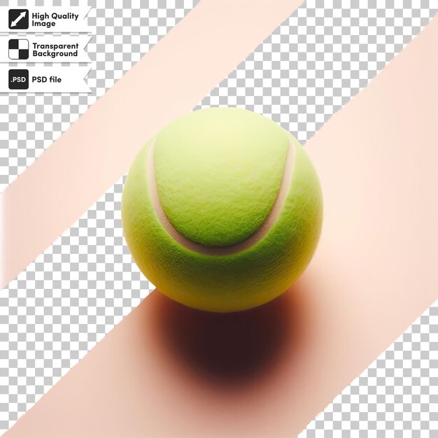 Boule De Tennis Psd Sur Fond Transparent