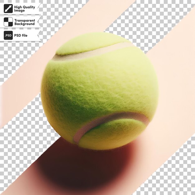 Boule De Tennis Psd Sur Fond Transparent