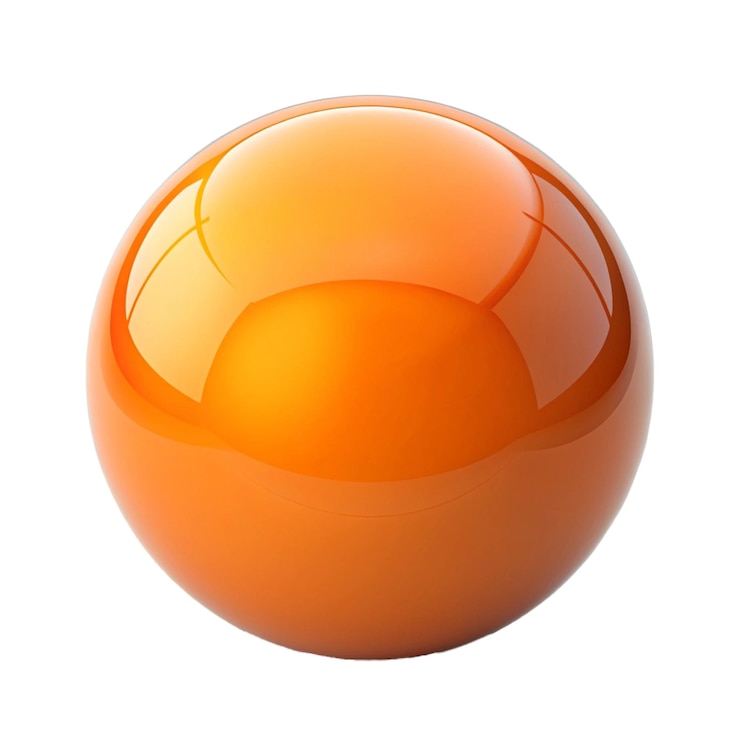 PSD une boule de verre avec un reflet d'une maison dessus
