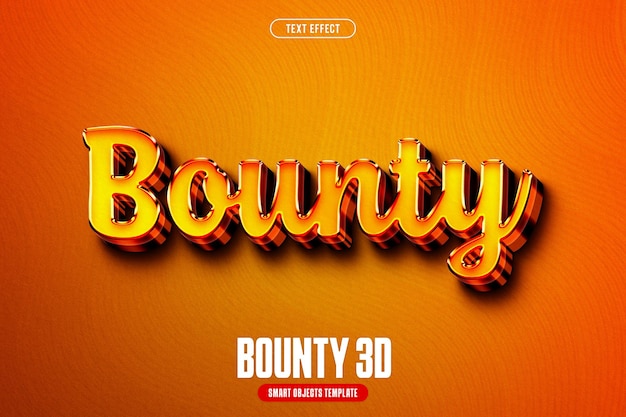 Bounty 3D-Text-Effekt