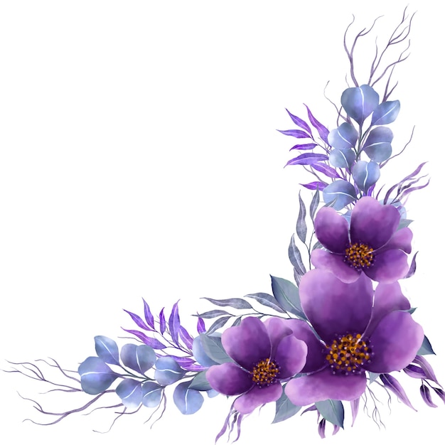 Bouquet Aquarellblume
