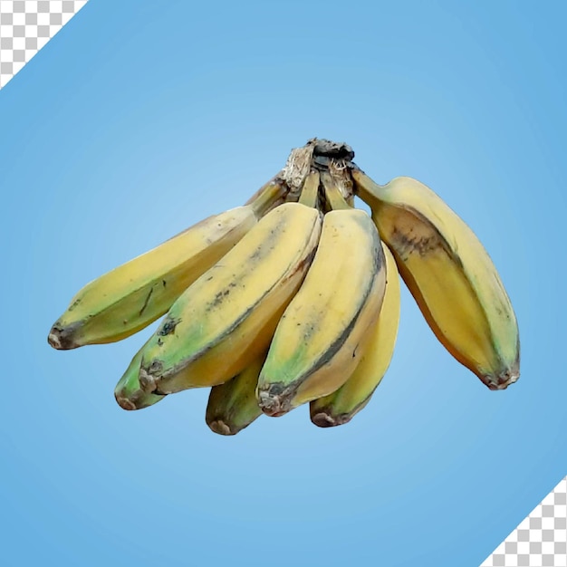 Bouquet de banane psd fond transparent