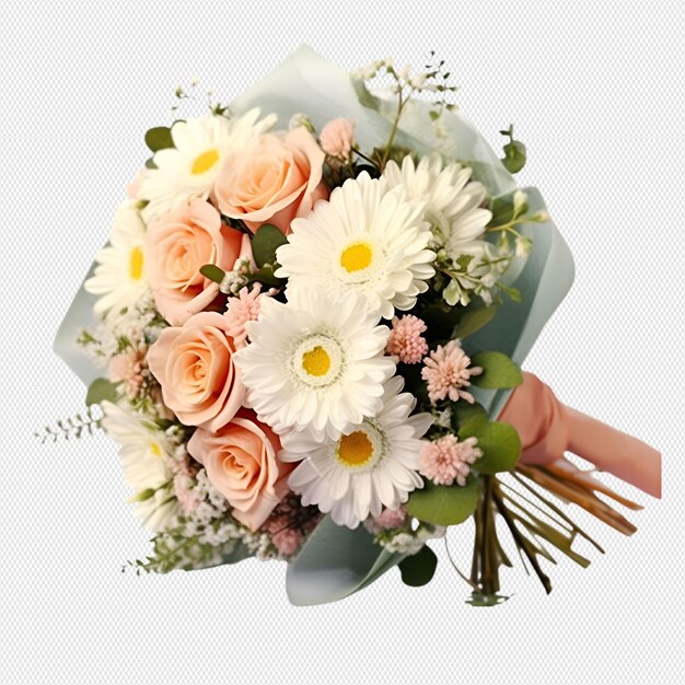 PSD bouquet de mariage