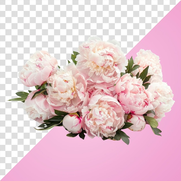 Bouquet de plantes à fleurs à fleurs de pioie de PNG
