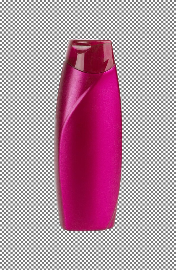 PSD bouteille de cosmétiques rouge