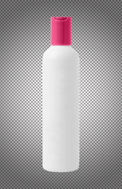 Bouteille en plastique blanche