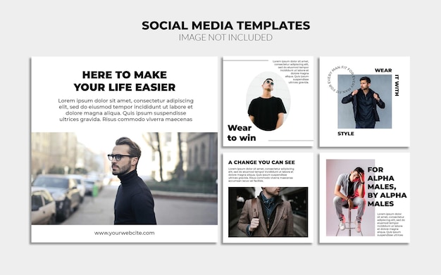 Boutique en ligne Instagram Modèles de publication sur les réseaux sociaux