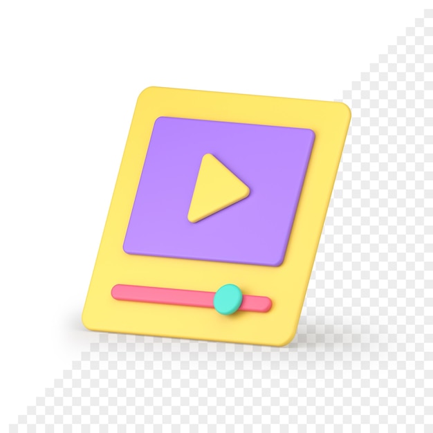 Bouton de commande de flèche d'application de lecteur audio vidéo de musique Internet icône 3d isométrique