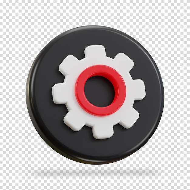 bouton de réglage des rapports icône vectorielle 3D