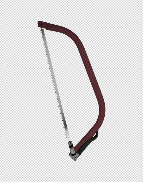Bow Saw with Red Handle