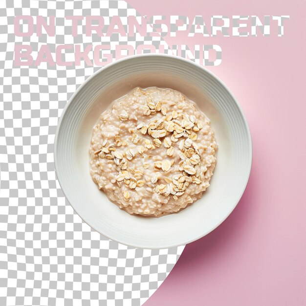 PSD a bowl of oatmeal with oatmeal on it