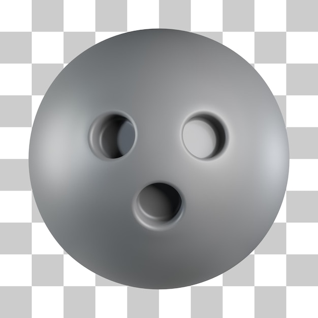 PSD bowlingkugel 3d-symbol