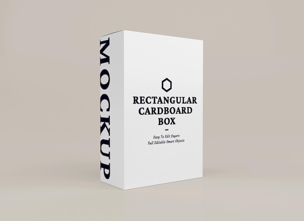 Box-Mockup-Design im Verpackungskonzept