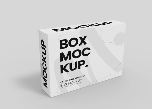 Box package mockup