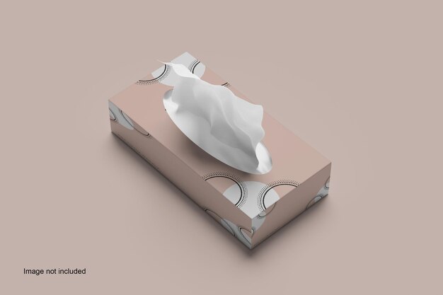 PSD box tissue mockup