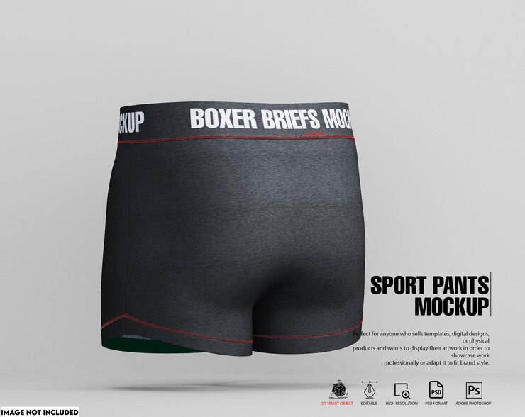 Boxer per mockup da uomo